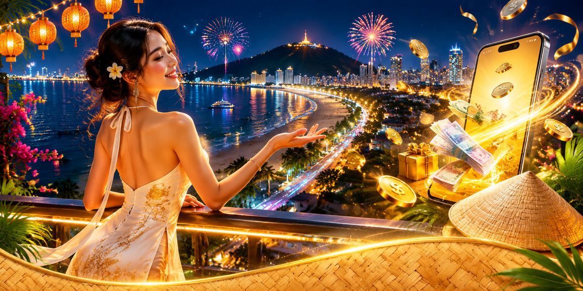 Người dùng tại Vũng Tàu kiểm tra tiền hoàn cashback sau khi dùng voucher cược trực tuyến